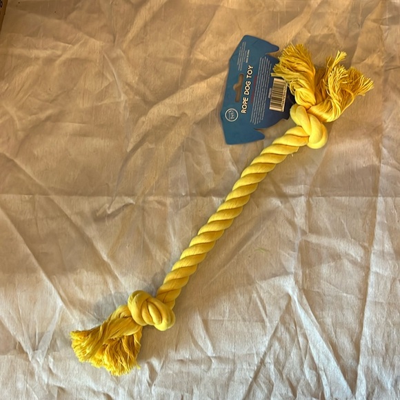 None Other - NWT Yellow Dog Toy Rope 15” Long
